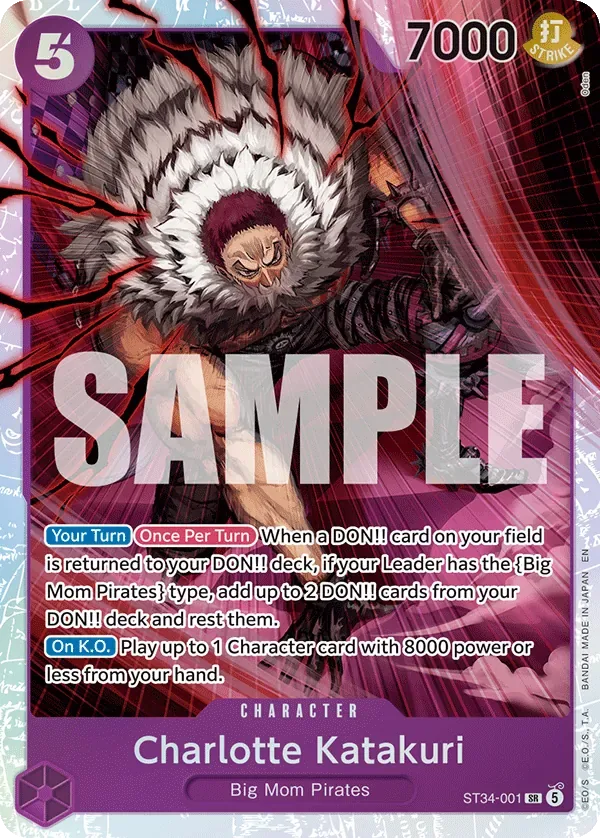 Charlotte Katakuri PURPLE Charlotte Katakuri card