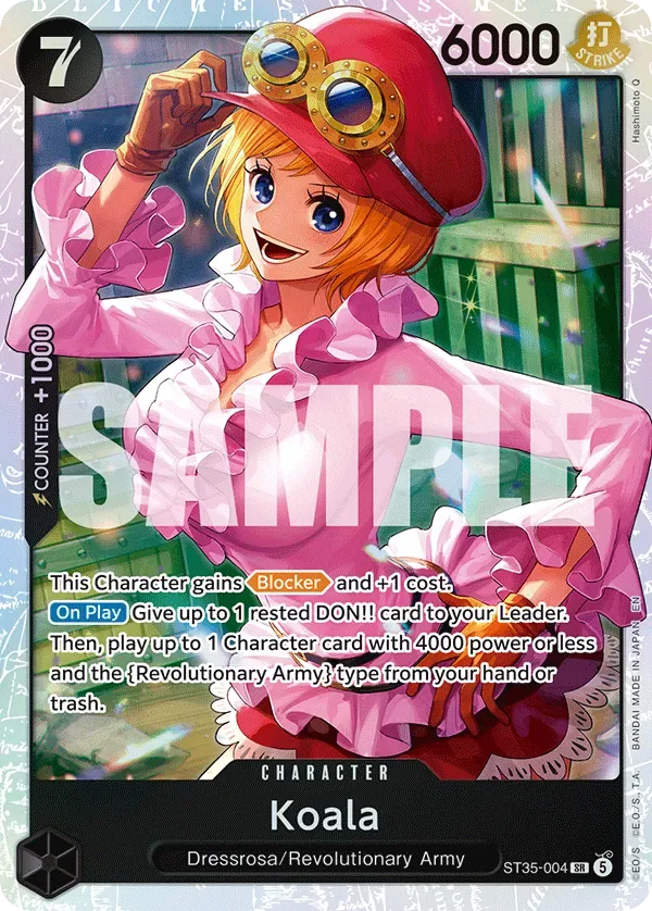 Koala RED/BLACK Sabo card