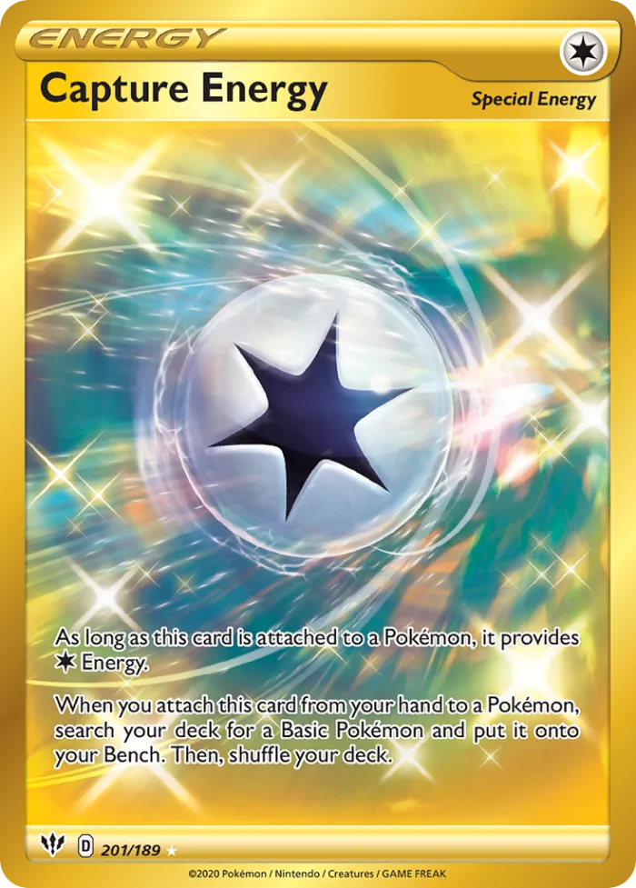 Capture Energy #201 Darkness Ablaze Pokemon card