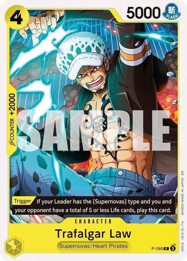 Trafalgar Law YELLOW Eustass"Captain"Kid card