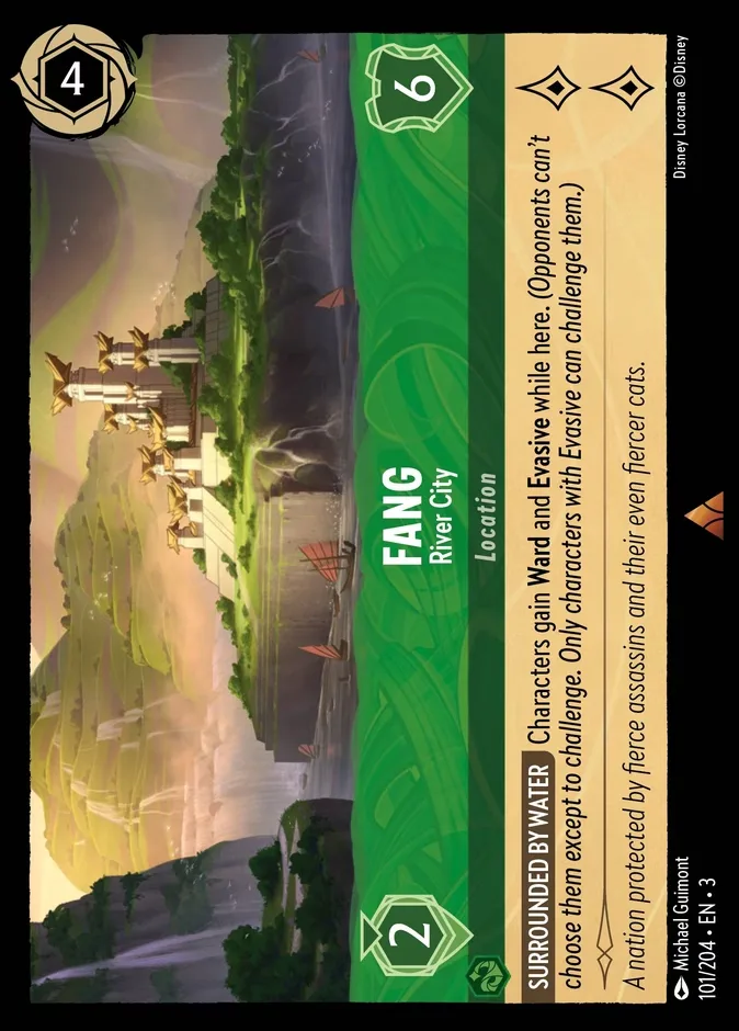 Fang #101 Into the Inklands Disney Lorcana card