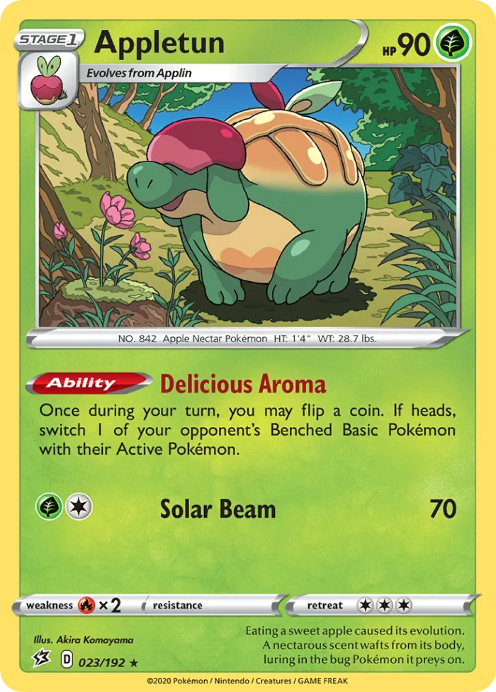 Appletun #23 Rebel Clash Pokemon card