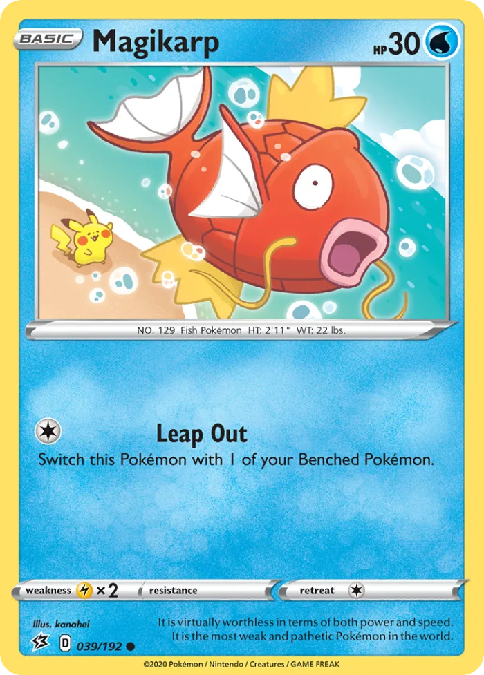 Magikarp #39 Rebel Clash Pokemon card