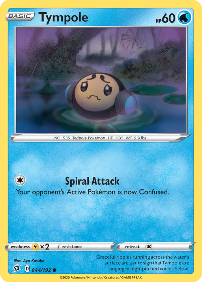 Tympole #44 Rebel Clash Pokemon card