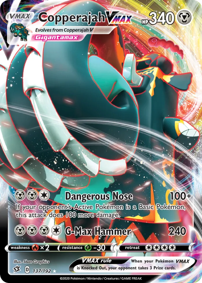 Copperajah VMAX #137 Rebel Clash Pokemon card