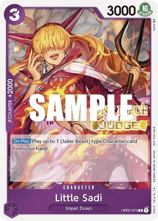 Little Sadi Judge Promos card