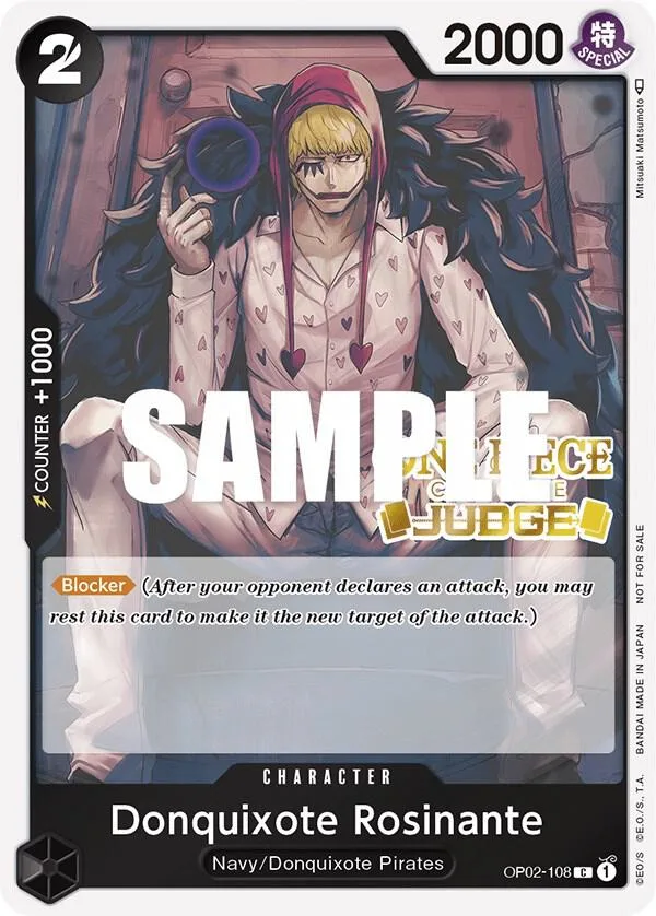 Donquixote Rosinante Judge Promos card