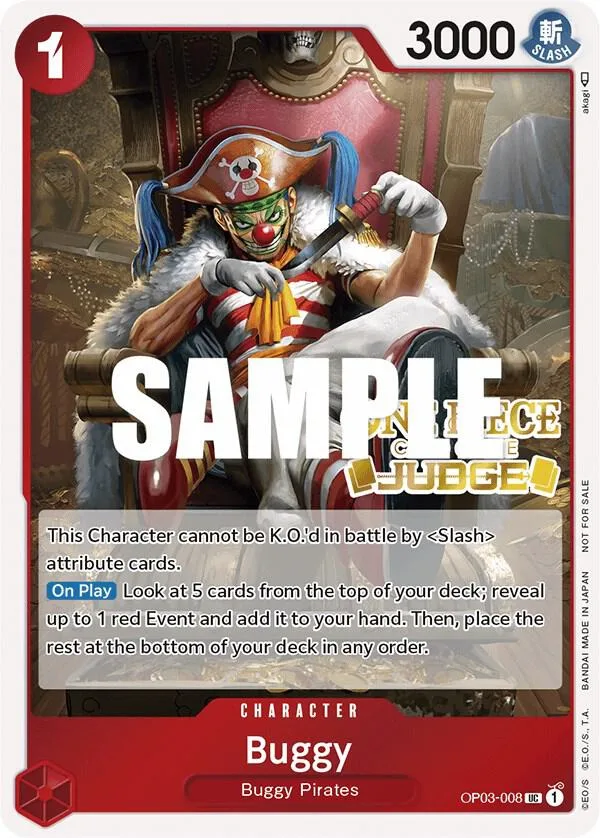 Buggy Judge Promos card