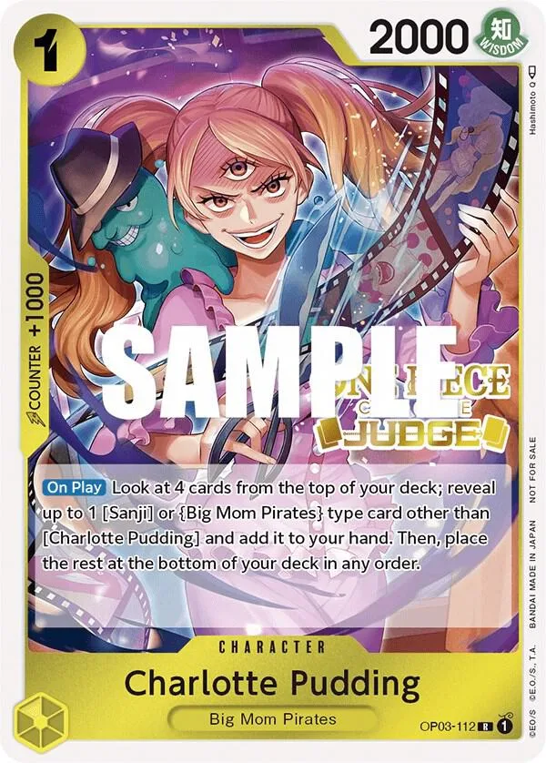 Charlotte Pudding Judge Promos card
