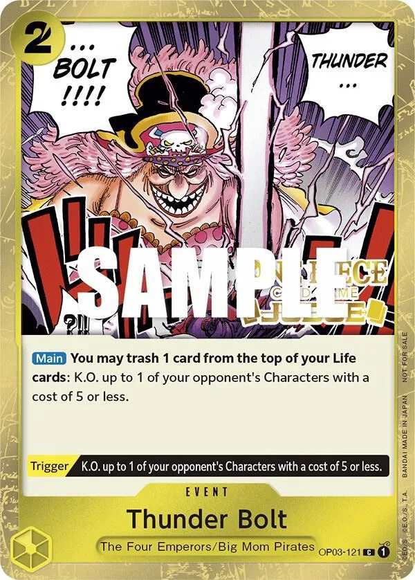 Thunder Bolt Judge Promos card