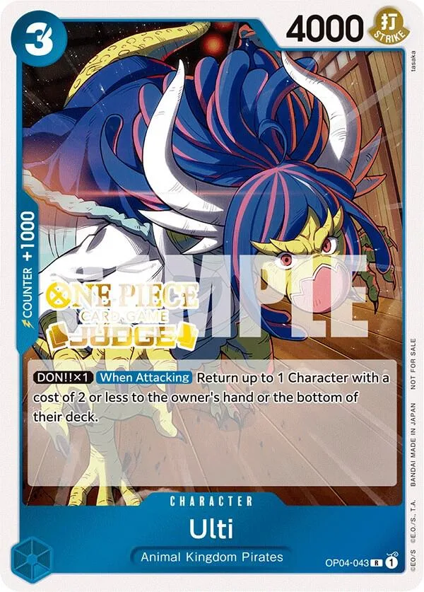 Ulti Judge Promos card