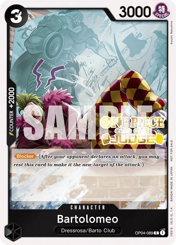 Bartolomeo Judge Promos card