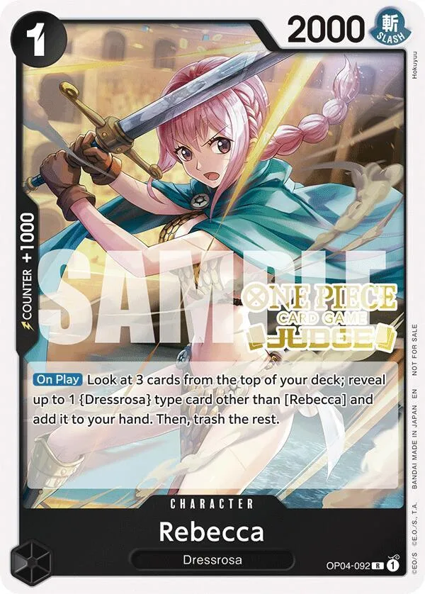 Rebecca Judge Promos card