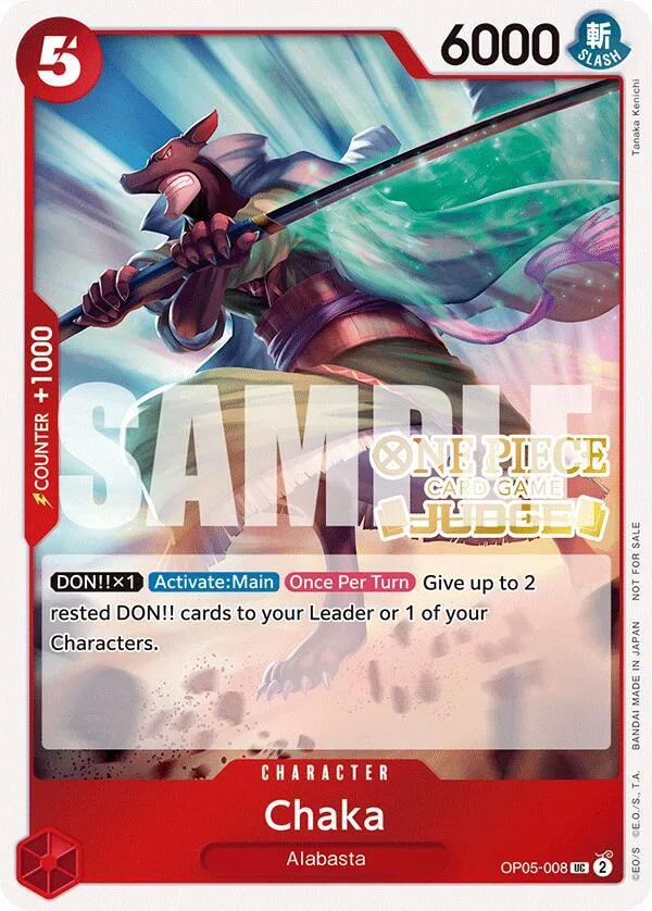 Chaka Judge Promos card