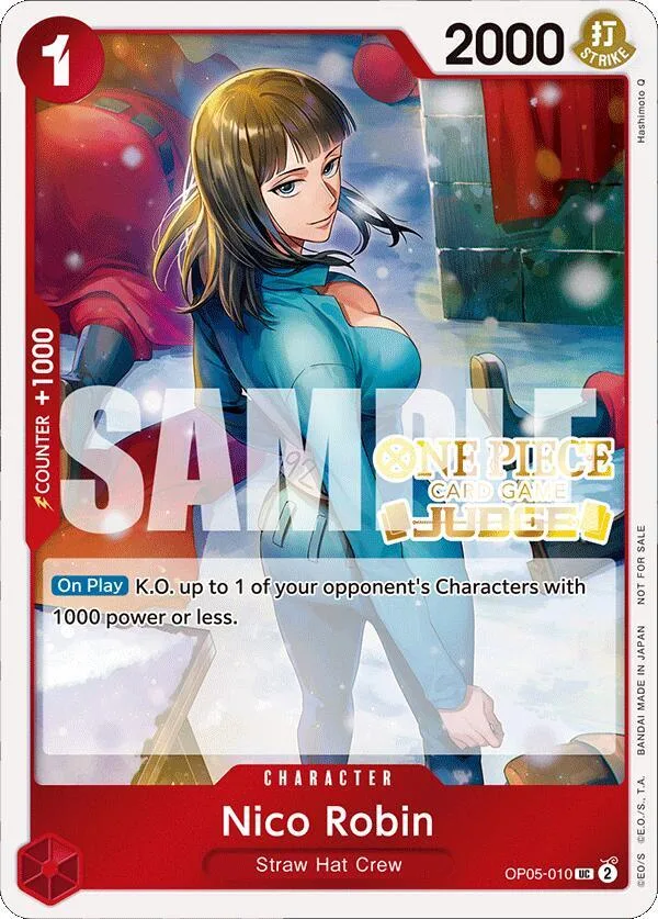Nico Robin Judge Promos card