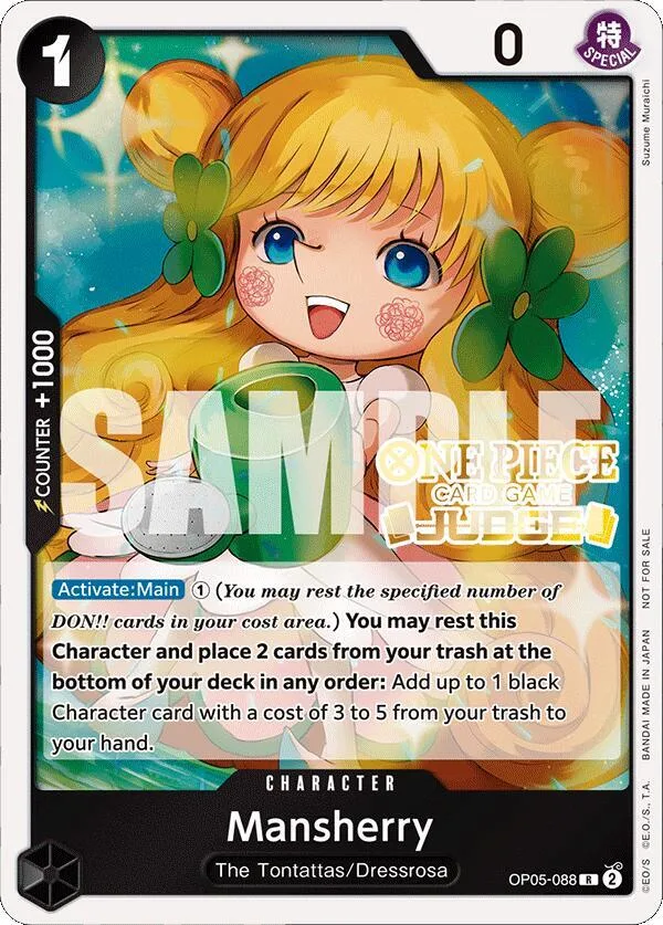 Mansherry Judge Promos card