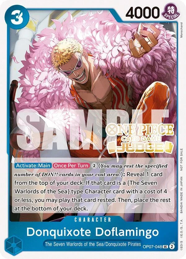 Donquixote Doflamingo Judge Promos card