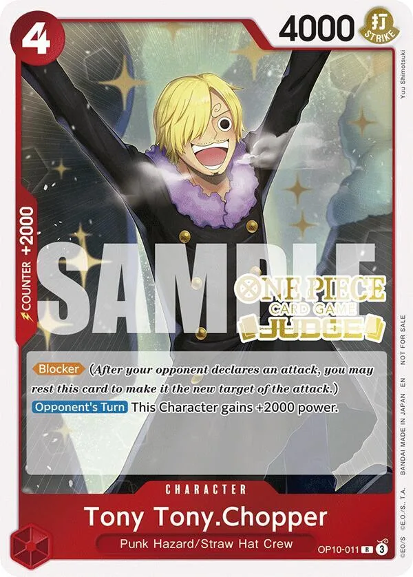 Tony Tony.Chopper Judge Promos card