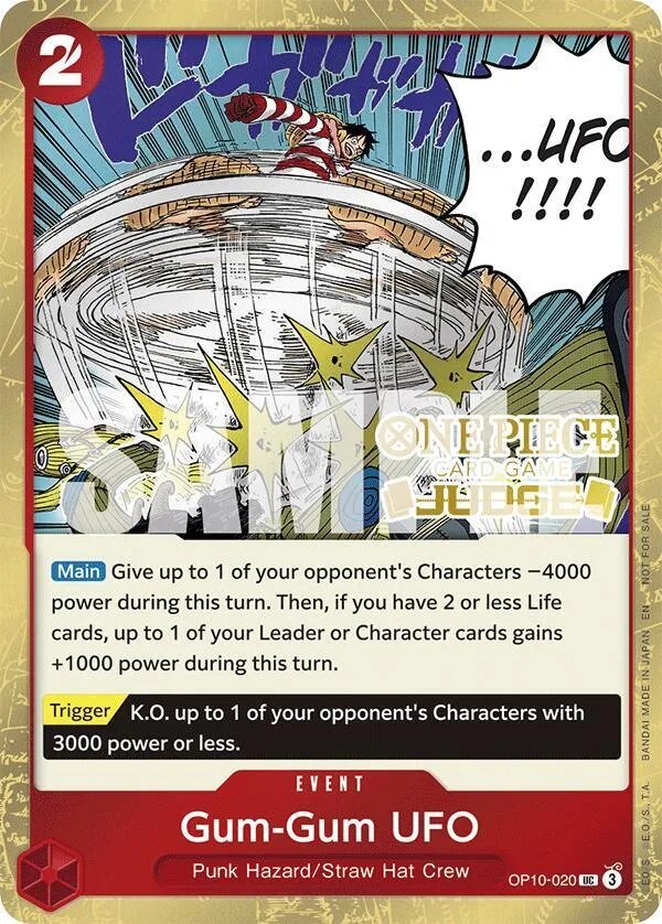 Gum-Gum UFO Judge Promos card