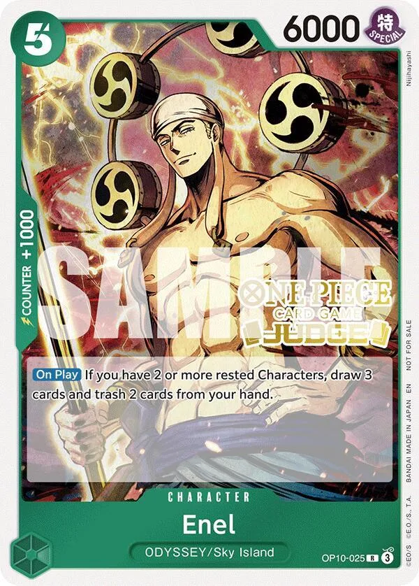 Enel Judge Promos card