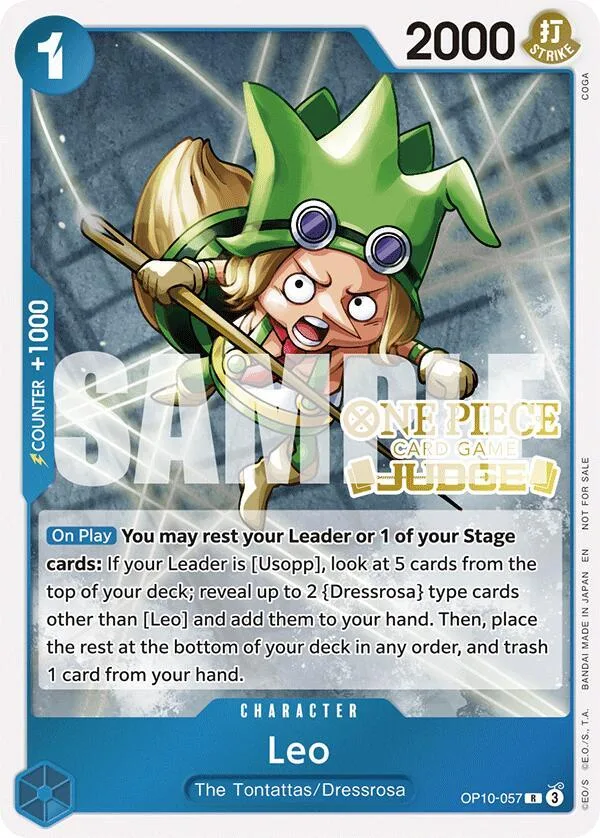 Leo Judge Promos card