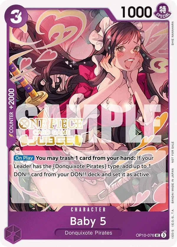 Baby 5 Judge Promos card