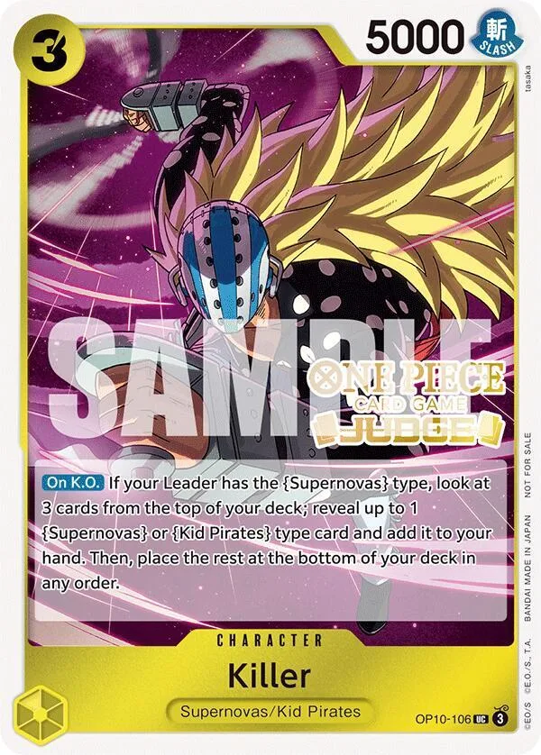 Killer Judge Promos card