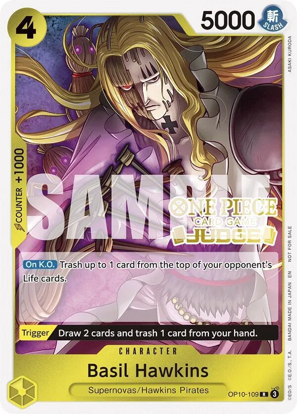 Basil Hawkins Judge Promos card