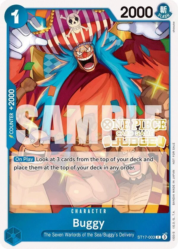 Buggy Judge Promos card