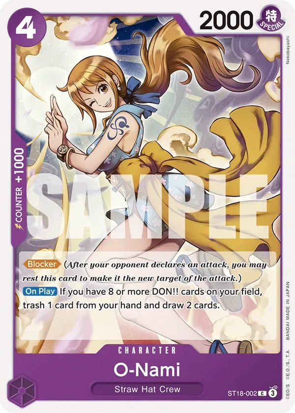 O-Nami Judge Promos card