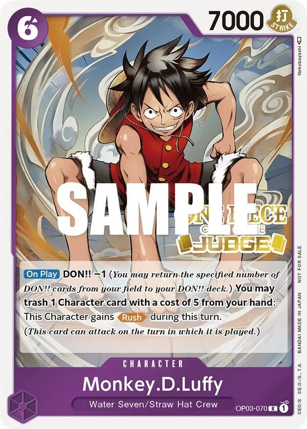 Monkey.D.Luffy Judge Promos card