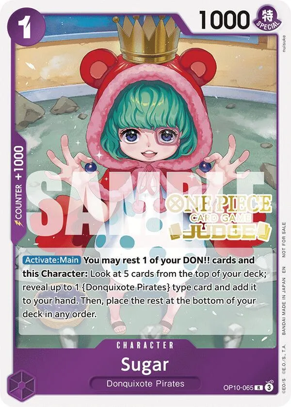 Sugar Judge Promos card