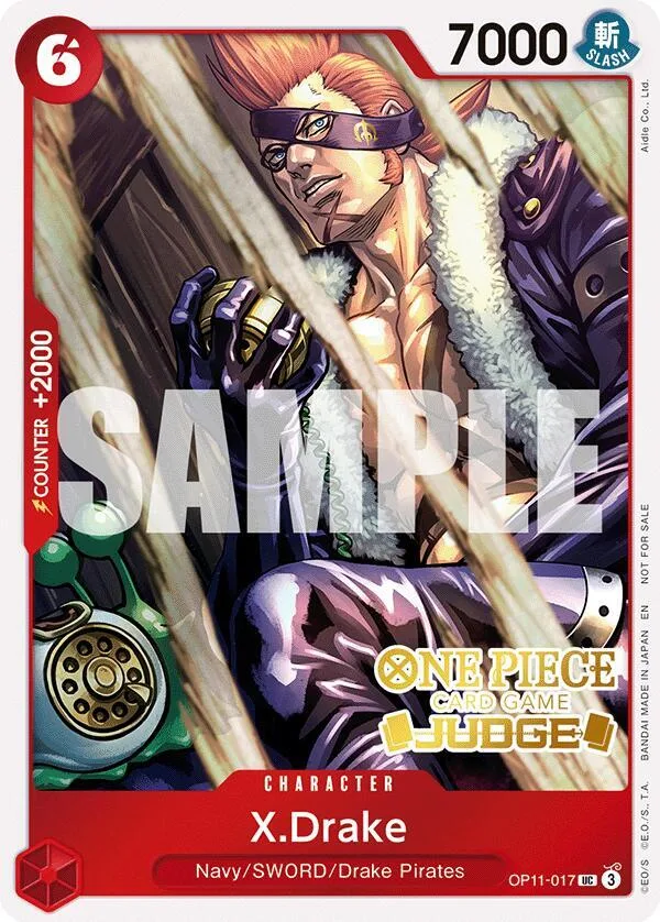 X.Drake Judge Promos card