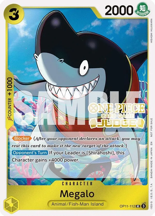 Megalo Judge Promos card