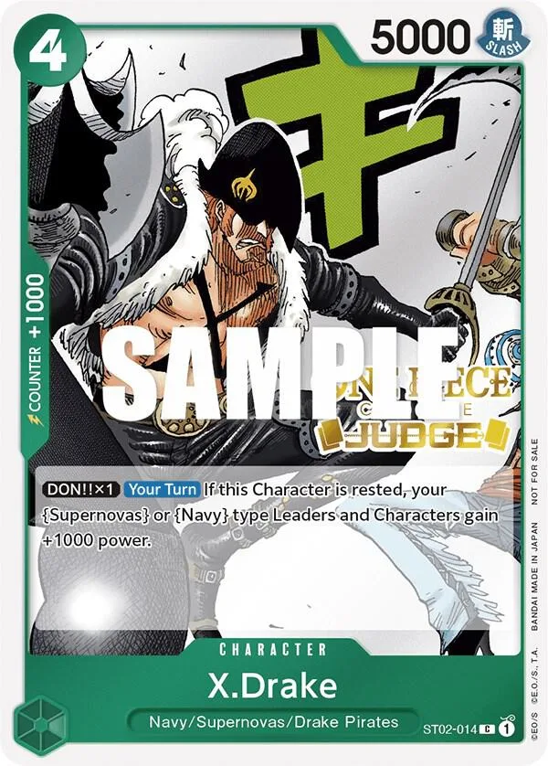 X.Drake Judge Promos card