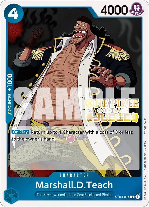 Marshall.D.Teach Judge Promos card