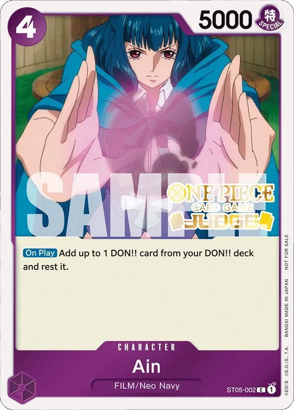 Ain Judge Promos card