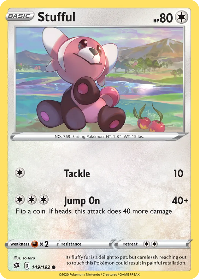 Stufful #149 Rebel Clash Pokemon card