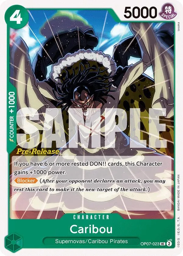 Caribou Promos: 500 Years into the Future card