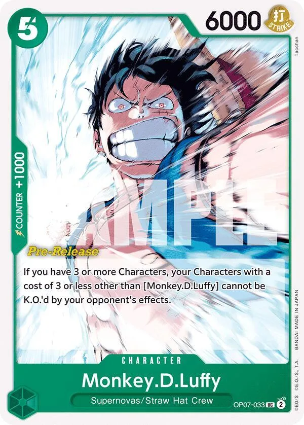 Monkey.D.Luffy Promos: 500 Years into the Future card
