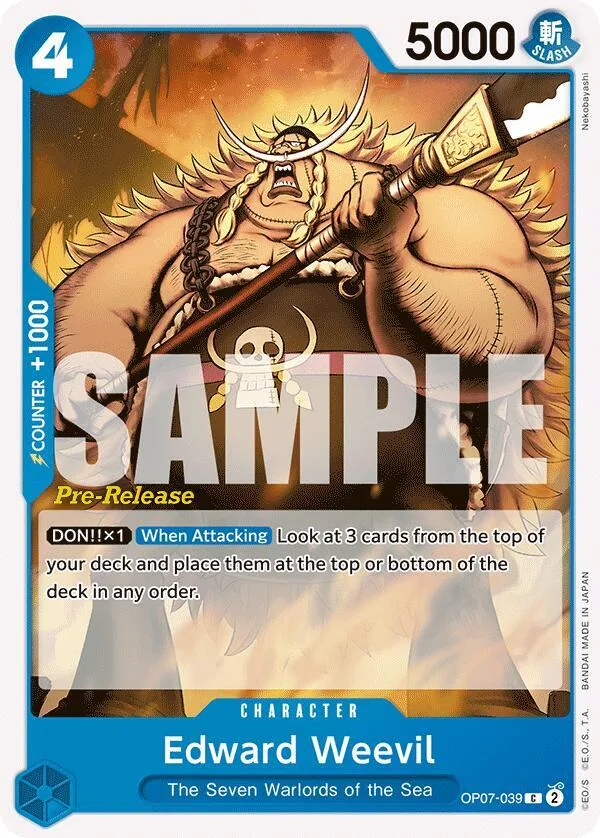 Edward Weevil Promos: 500 Years into the Future card