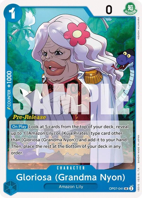 Gloriosa (Grandma Nyon) Promos: 500 Years into the Future card