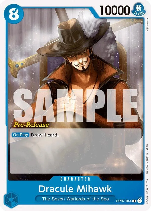 Dracule Mihawk Promos: 500 Years into the Future card