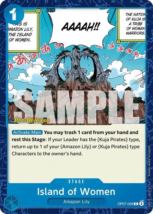 Island of Women Promos: 500 Years into the Future card