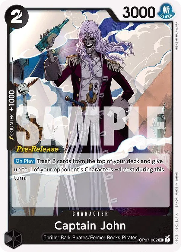 Captain John Promos: 500 Years into the Future card