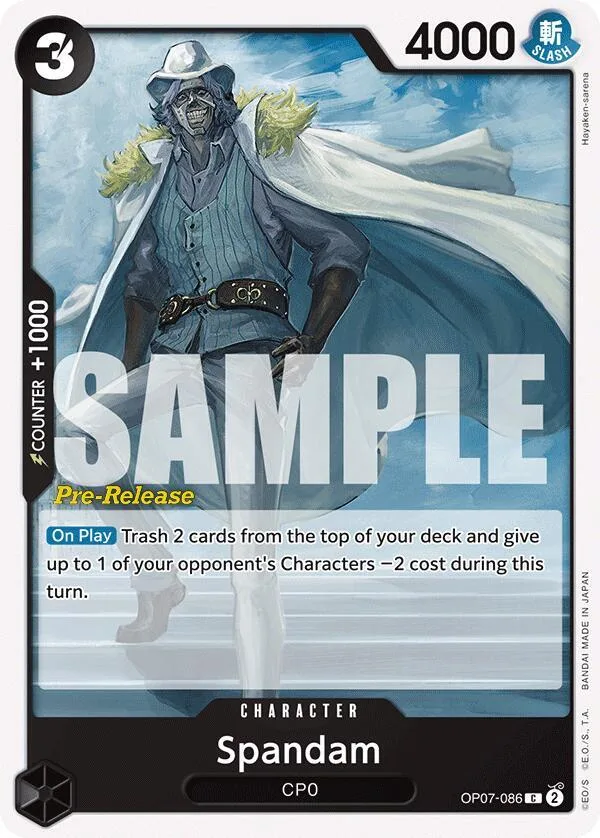 Spandam Promos: 500 Years into the Future card
