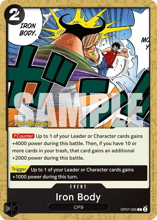 Iron Body Promos: 500 Years into the Future card