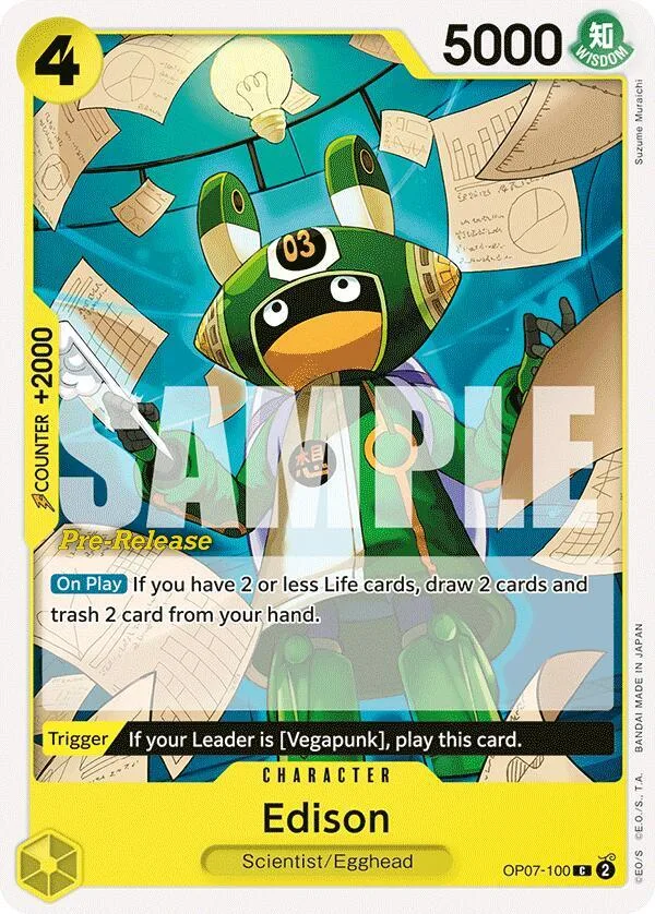 Edison Promos: 500 Years into the Future card