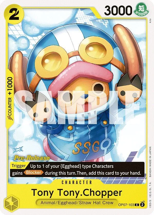 Tony Tony.Chopper Promos: 500 Years into the Future card