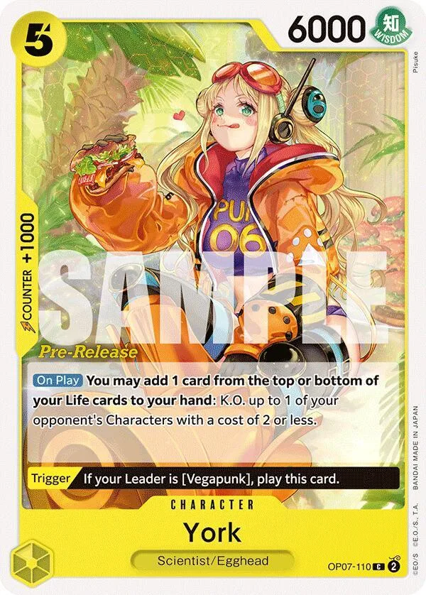 York Promos: 500 Years into the Future card